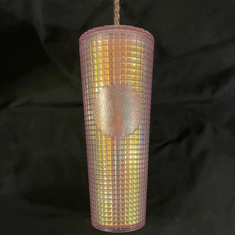 Starbucks | Christmas 2020 Grid Disco Ball Tumbler Pink